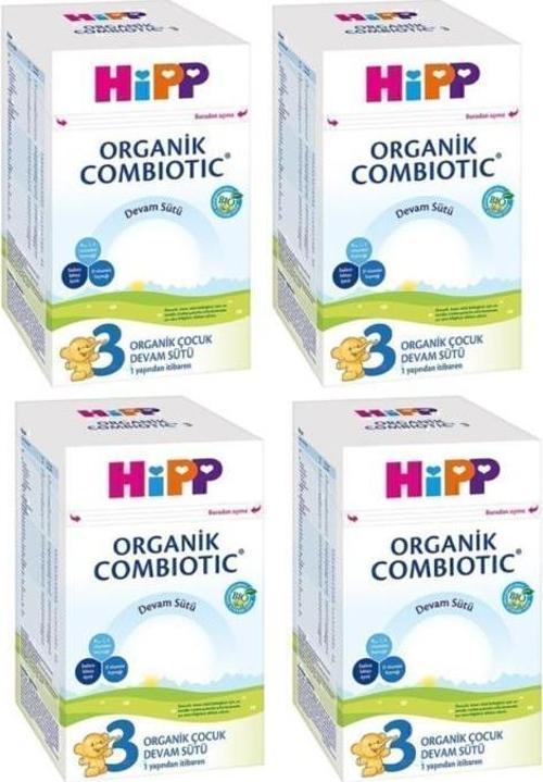 3 Organik Combotic Devam Sütü 800 Gr X 4 Adet