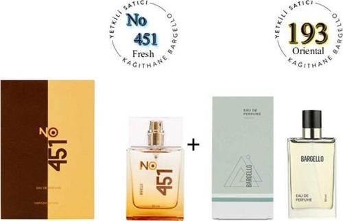No:451 + 193 Unisex Parfüm Edp 50 ml Fresh / Oriental - Mnms50no451193