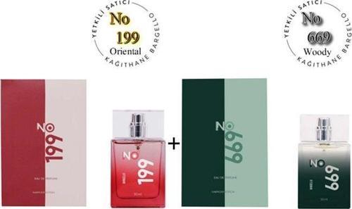 No: 199 + No:669 Erkek Parfüm Edp 50 ml Oriental / Woody - Mnms50no199669