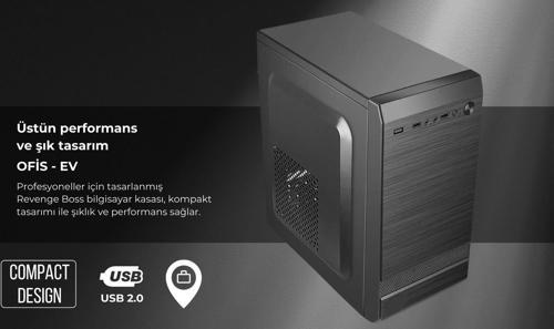 300W Boss Standart Mid-Tower Pc Kasası