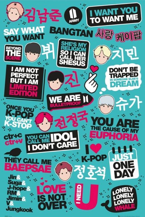 K-Pop Quotes Maxı Poster