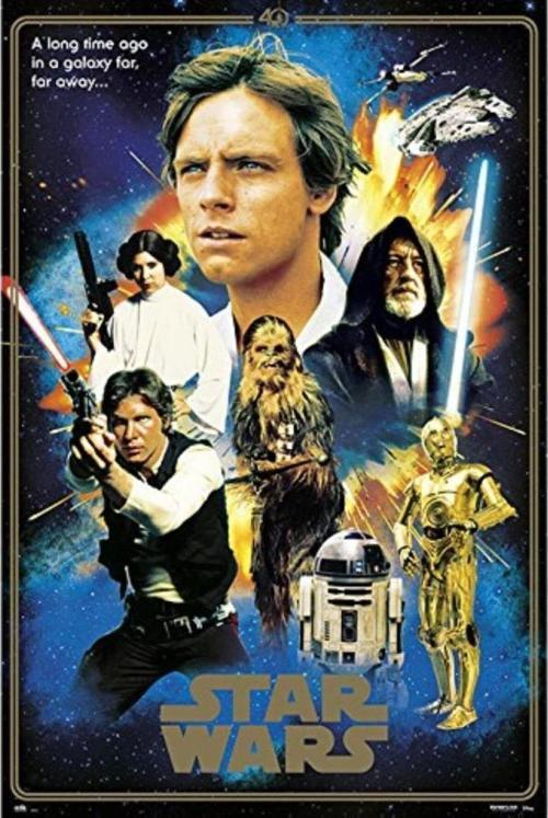 Star Wars 40 Annıversary Heroes  Maxı Poster (İthal)