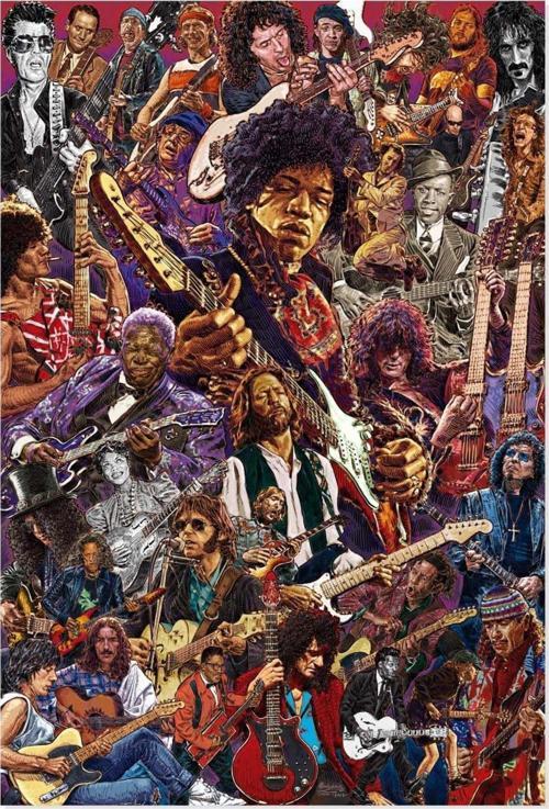 Legendary Guıtarısts Maxı Poster