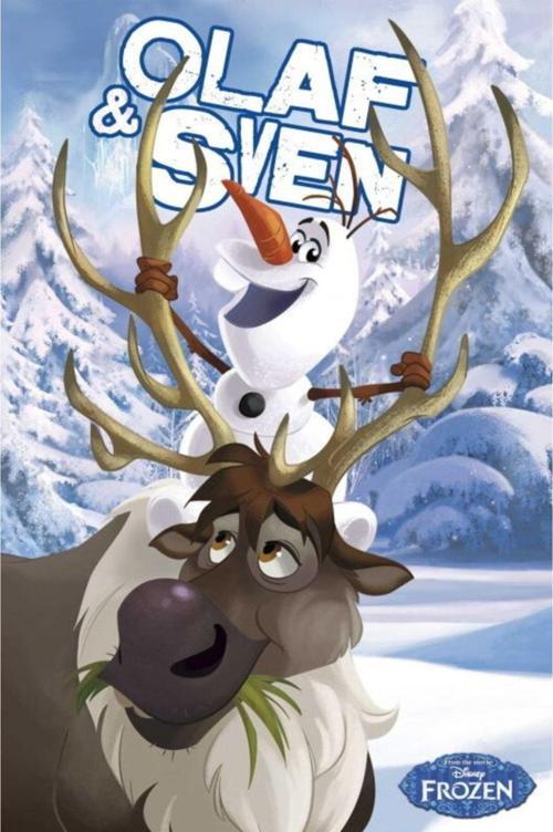 Frozen Olaf & Sven Maxı Poster