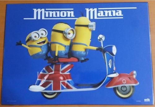 Mınıons On Motorbıke Sümen (Desk Mats)