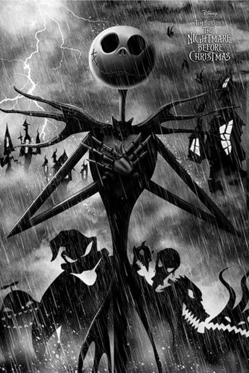 Maxi Poster Nightmare Before Christmas 30X40 Çerçevesiz