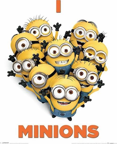 Mini Poster Despicable Me 2 I Love Minions