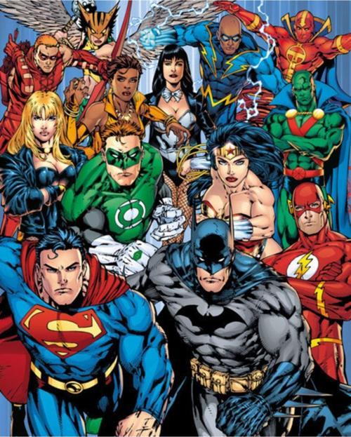 Dc Comıcs Collage Mini Poster