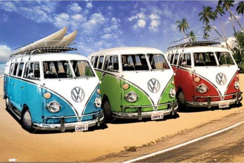 Vw Campers Beach Maxı Poster