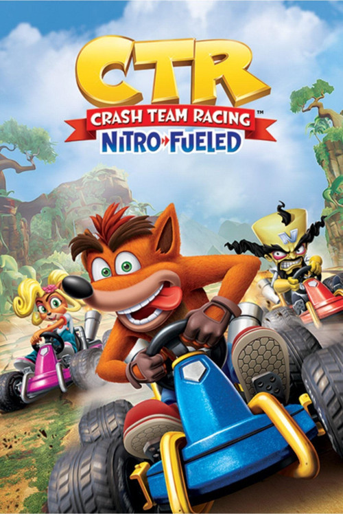 Crash Bandıcoot Team Racıng Maxı Poster