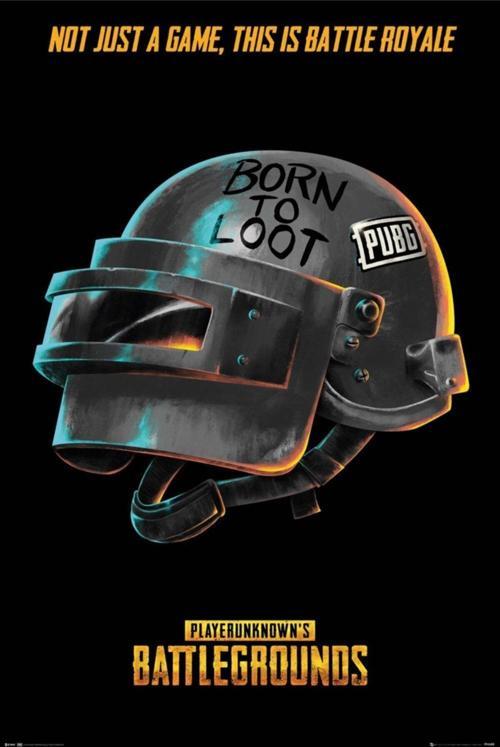 Pubg Born To Loot Maxı Poster