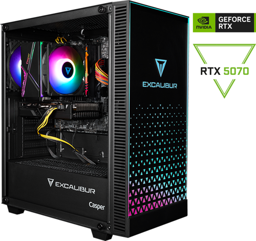 Excalibur E65L.147F-EF70X-0HD Intel Core i7-14700F 64GB RAM 1TB SSD Nvidia GeForce RTX 5070 Freedos