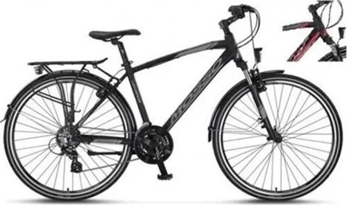 LEGARDA-2321-MSM-V-CT ERKEK ŞEHİR BİSİKLETİ 460H 28 JANT 21 VİTES SİYAH KIRMIZI