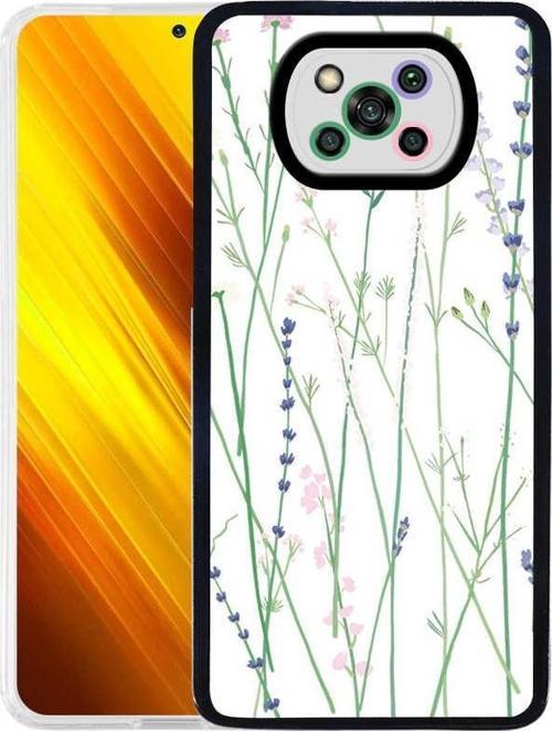 Xiaomi Poco X3 Kılıf Zore M-Fit Desenli Kılıf Flower No4