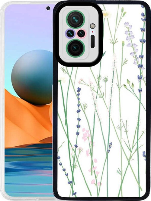Xiaomi Redmi Note 10 Pro Kılıf Zore M-Fit Desenli Kılıf Flower No4