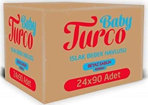 Beyaz Sabun Kokulu Islak Havlu Mendil 90 Yaprak, 24'Lü, 2160 Yaprak