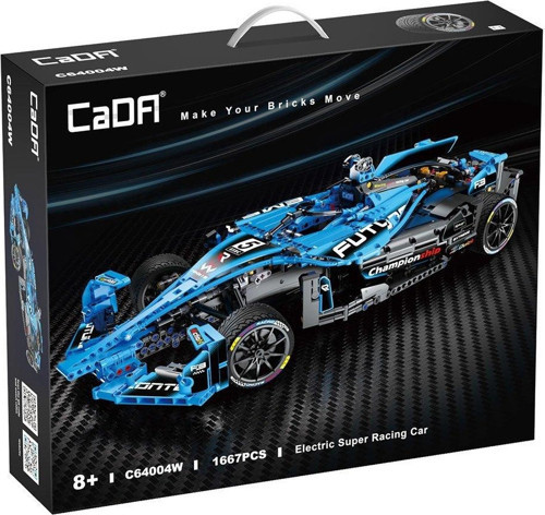 C64004W Cada Electric Racing Super Car Blok Seti 1667 Parça -Vagon life