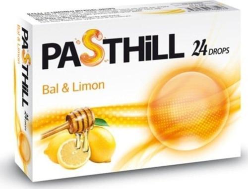 Pasthill Bal Ve Limon 24 Adet Boğaz Pastili