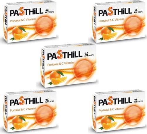 Pasthill Portakal Vitamin C  Pastil X5 Adet