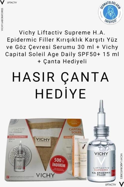 Liftactiv Supreme H.A. Epidermic Filler Serum 30 Ml- Capital Soleil UV-Age Daily Spf 50 15 Ml