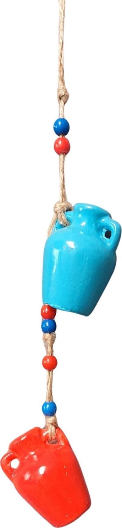 - Fatma 4830 El Yapımı Renkli Minyatür Testi Duvar Süsü