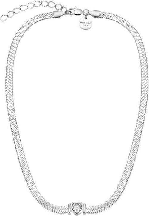 ROSEFIELD JNSWS.J1003 Kalp Kristal Taş Çelik Kolye