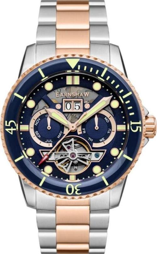DUNCAN GRAND DATE OPEN HEART ES-8174-BB Otomatik Erkek Kol Saati