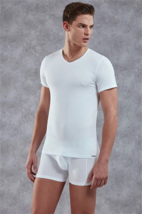 2855 Vücudu Saran Rahat T-shirt