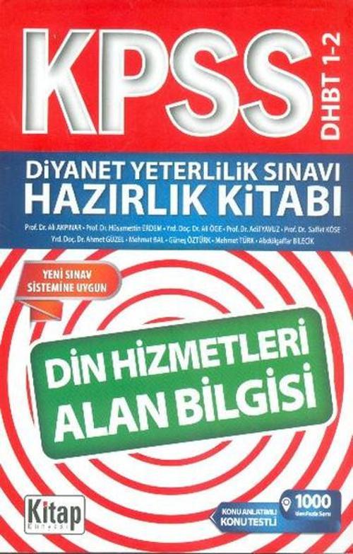 KPSS Diyanet Yeterlilik Sınavı Hazırlık Kitabı Din Hizmetleri Alan Bilgisi