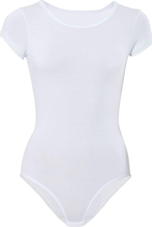 Likralı Kısa Kol Body 4057