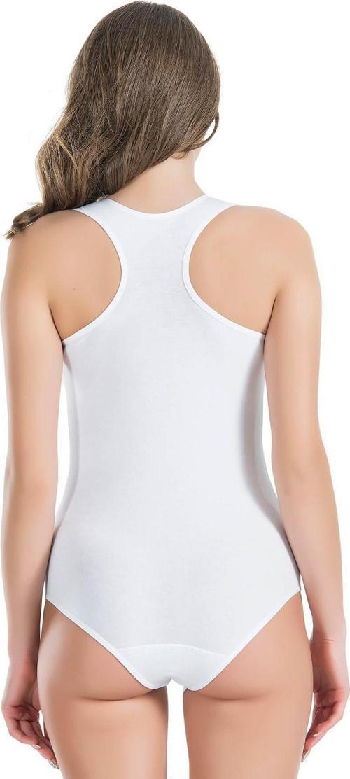 Kalın Askılı Sporcu Kadın Body 317