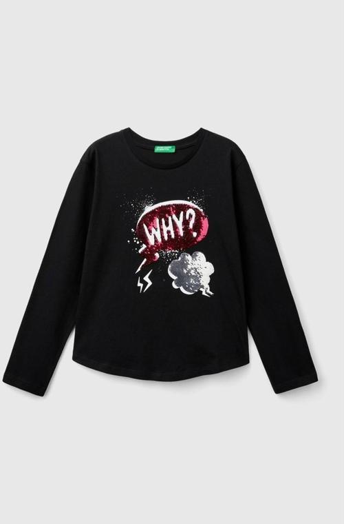 Kız Çocuk Uzun Kollu T-shirt 3I1XC10KC-24K