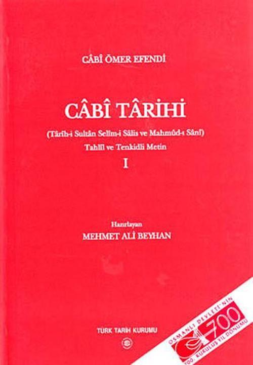 Türk Tarih Kurumu Yayınları Cabi Tarihi 1