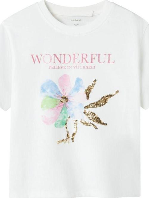 Nkfdukko Ss Nreg Top Box Kız Çocuk T-shirt 13240652