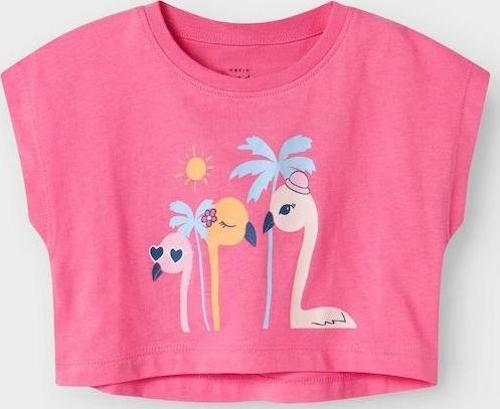 Nmfvıima Capsl Kız Çocuk Crop T-shirt 13228148