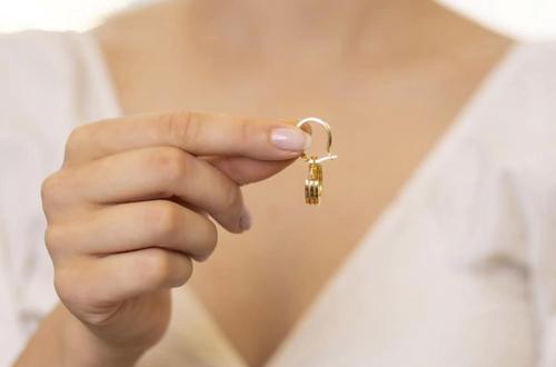 Gold 22 Ayar Halka Küpe (3482)