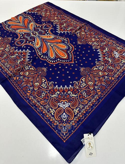 Desenli Vual İpeksi Şal HVD0206