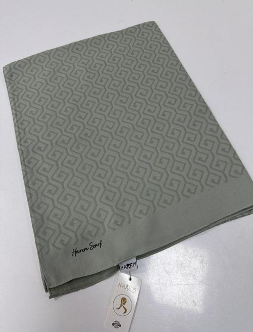 Desenli Pamuk Gold Stella Şal HFW0419