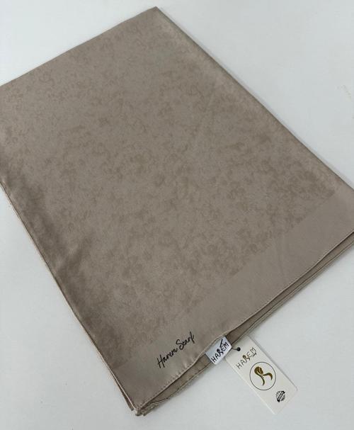 Desenli Pamuk Gold Silvia Kum Beji Şal HFW0321