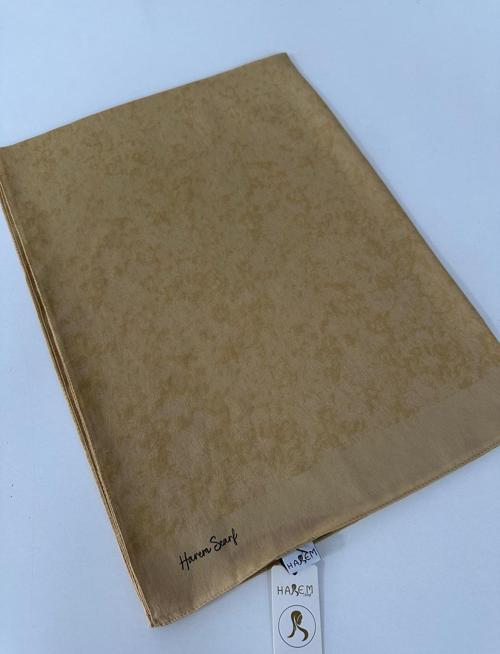 Desenli Pamuk Gold Silvia Buğday Şal HFW0325