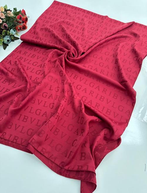 Locella Jakar Şal B Desen Bordo JSL0915