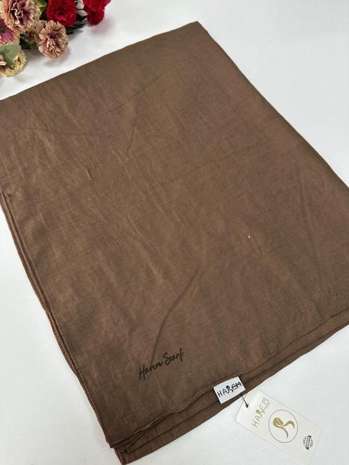 Brista Koton Şal Koyu Kahverengi  HVH0327