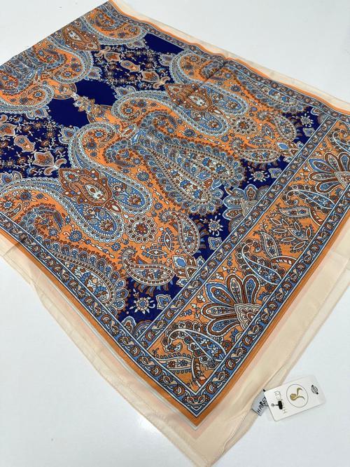 Desenli Vual İpeksi Şal HVD0302