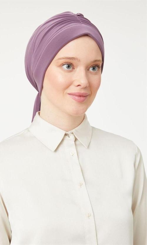 Lavender Dubai Pratik Şal Lila DPS11