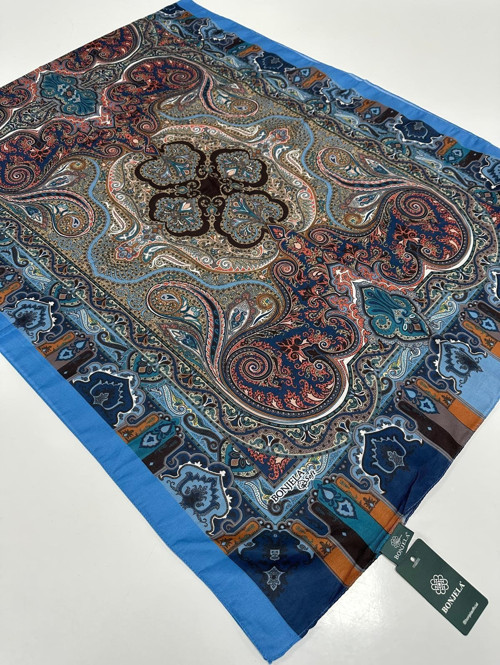 Soft Pamuklu Şal Etro Desen LBS1708