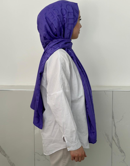 Locella Jakar Şal Eflatun JSL1108
