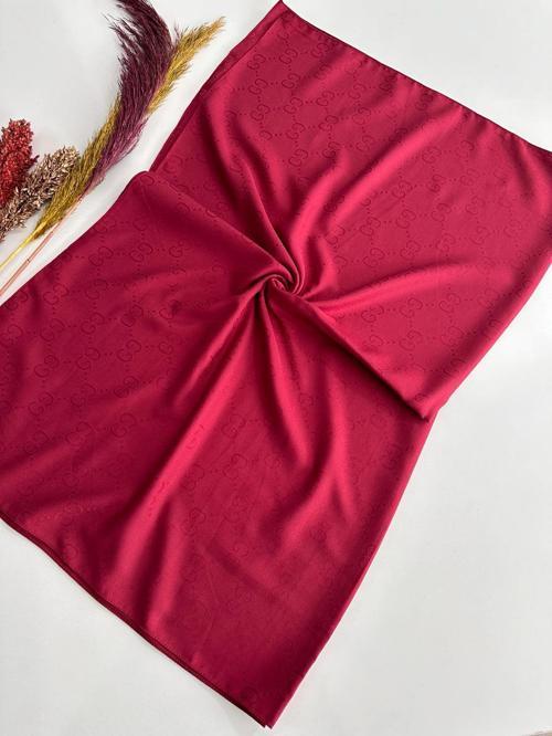 G Desen Soft jakar Şal Vişne JPD0307