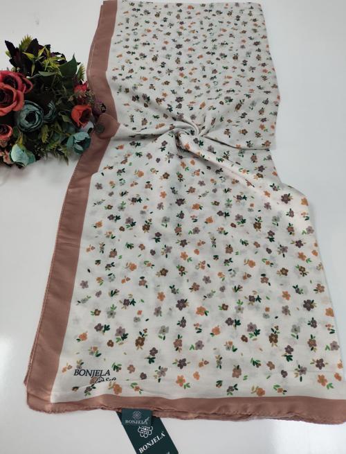 Yazlık İnce Bonjela Sport Desenli Pamuklu Şal LBS0307