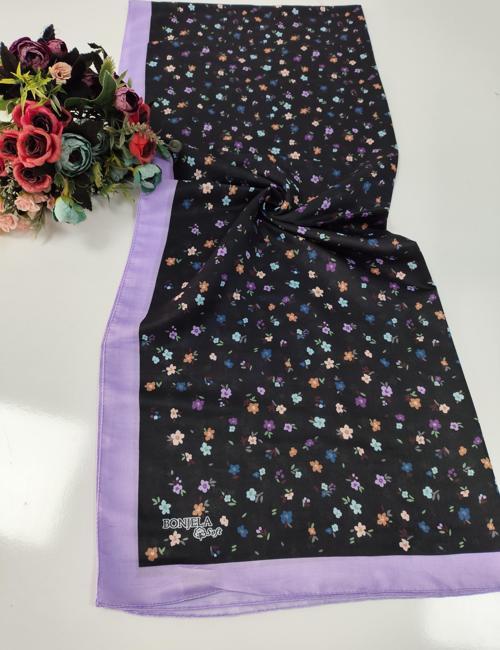 Yazlık İnce Bonjela Sport Desenli Pamuklu Şal LBS0301
