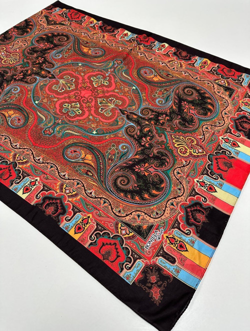 Soft Pamuklu Şal Etro Desen LBS1704